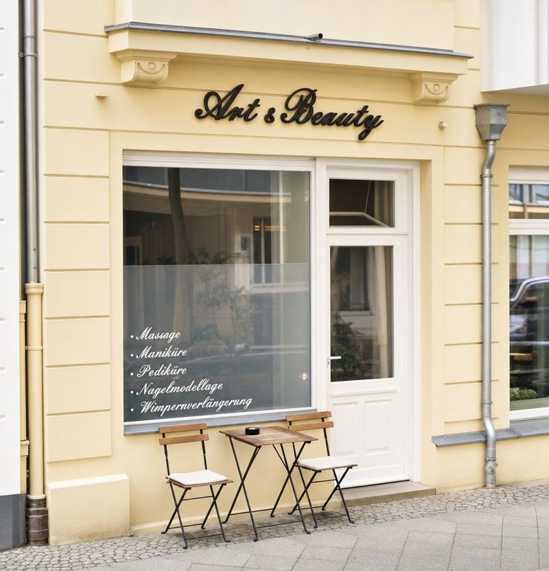 Art & Beauty Salon — Außenansicht in der Pfalzburger Str. 12, Berlin Wilmersdorf